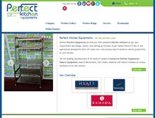 Tablet Screenshot of perfectkitchenequipments.com